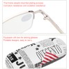 Metal Multifocal Fatigue Relief Reading Glasses Anti Blue Rays Presbyopic