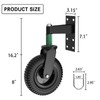 Gatewhool 8IN Gate Wheel Fence Gate Wheels for Metal Tube