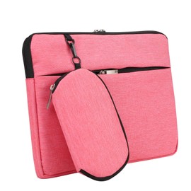 13 inch Laptop Sleeve Case Notebook MacBook Protective Cover Case Pouch Padded Slim Laptop Bag Portable Computer Carrying Bag Handbag Briefcase with Hidden Zipper Pocket Extra Small Accessory Bag