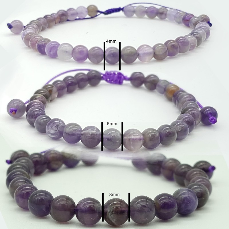 Pulsera de Amatista 100% Natural | Serenidad, Transmutación y Espiritualidad