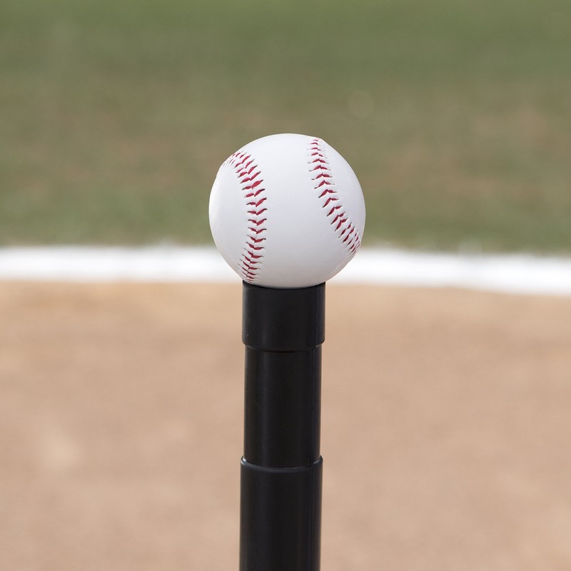 Champion Sports Champion Sports Deluxe Batting Tee - Mounted Adjustable