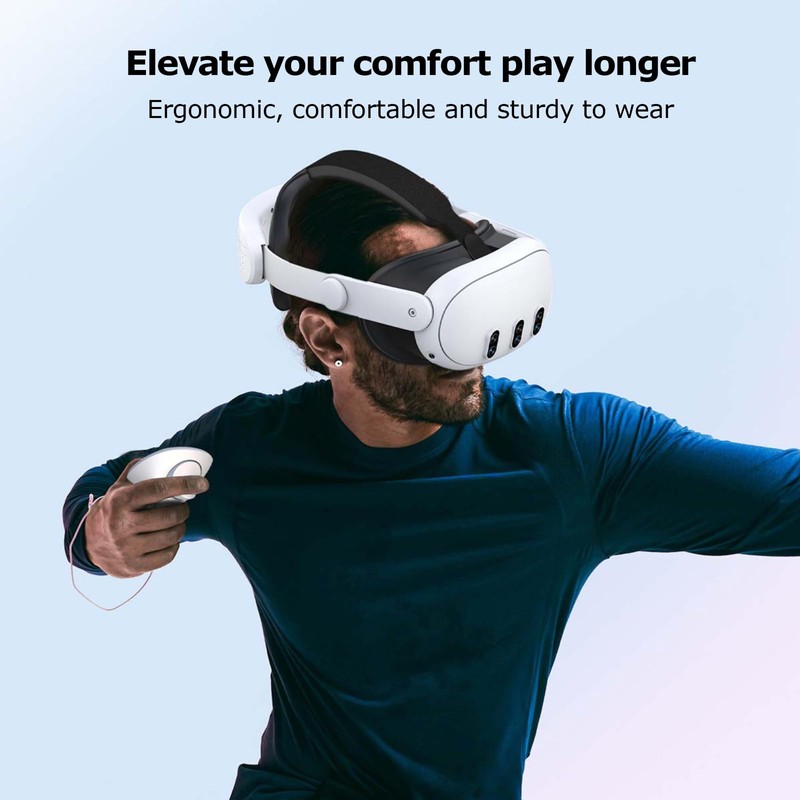 Zurligi Comfort Head Strap for Meta Quest 3/Quest 3S, with