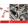 BILITOOLS 6 Piece 3/8-Inch Drive Magnetic Swivel Spark Plug Socket