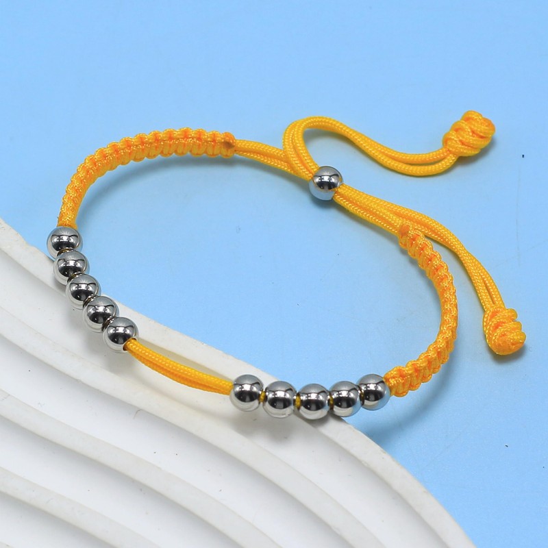 LAMIBEE Golf Stainless Steel 10 Beads Score Counter Bracelet, Golf