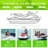COVERVIN Jet Ski Cover, Heavy Duty Waterproof 210D PWC Cover