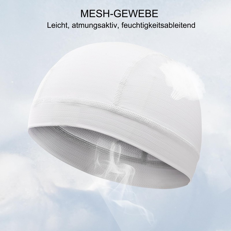 Oscenny Cycling Hat Under Helmet, Moisture-ableting, Breathable Inner Lining, Skull