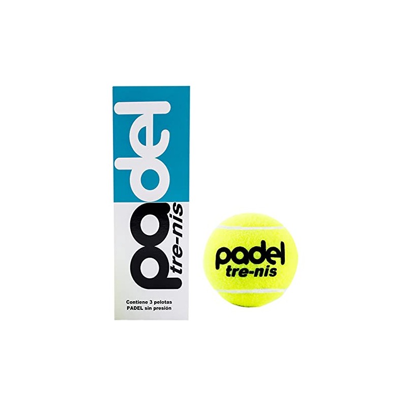 Pelotas de Pádel sin presión 1 envase con 3 pelotas