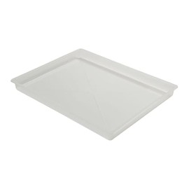 Fun Express 16" x 12" Easy Clean Clear Flat Classroom Storage Trays - 6 Pieces