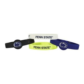 NCAA Penn State Nittany Lions Silicone Bracelets, 4-Pack