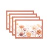 Elrene Home Fashions Autumn Blooms Fall/Thanksgiving Cloth Dining Rectangle Placemats,