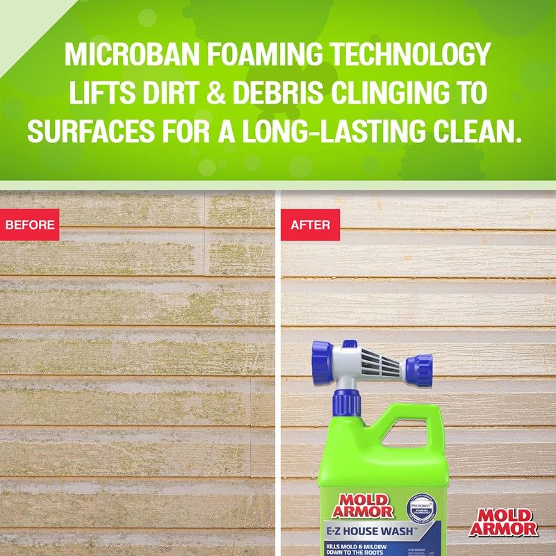 MOLD ARMOR 64 oz. E-Z House Wash - Brick, Concrete,