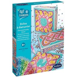 Sentosphère 3932500 Rhinestone Casket Pattern, DIY Craft Kit for Children and Adults