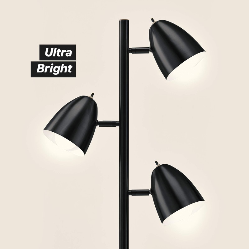 Brightech Jacob LED Standing Lamp, Modern Bright Floor Lamps for