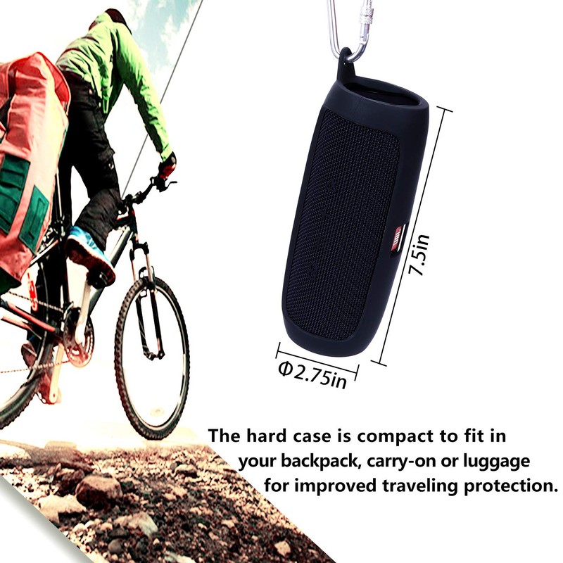 LTGEM Silicone Case Compatible with JBL FLIP 5 Waterproof Portable