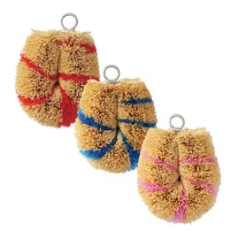 Turtle Baby Cleaning Scrubber with "simasimaminimini N" Red 50 X 70 X 30 mm