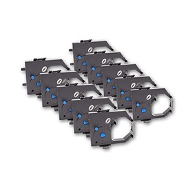vhbw 10 x Nylon Ribbon Ink Ribbon Compatible with Dot Matrix Printers IBM 1040930, 11A3540, 2300, 2380, 2380-001, 2380-1, 2381, 2381-001, 2381-1, 2390
