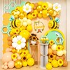 Sunshine Smil - Set di 117 ghirlande di palloncini giallo
