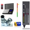 Jewelry Diamond Tester,200g/0.01g Mini Jewelry Scale,60X Mini LED Magnifying Diamonds