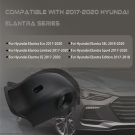 LLYZFED 84855-F2000-TRY Steering Column Lower Ignition Cover Shroud Fit for Hyundai Elantra 2017-2020, Black Bezel with Key Hole, Replace# 84855-F2100-TRY 84855-F3000-TRY 84855-F3100-TRY