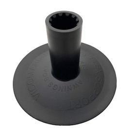 Vico Marine - Support Pole + Rubber Pole Base + Flex Support - Easy Support When Venting Isn't Required - Collapses to 34" and Extends to 59"