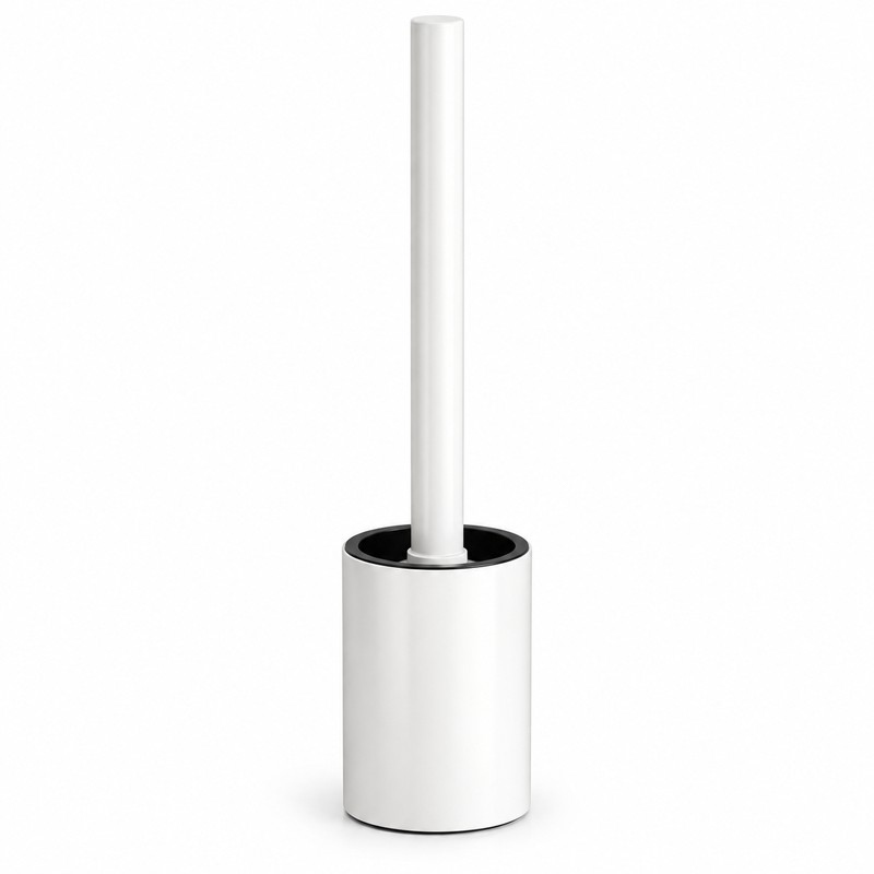 Wall Mounted Toilet Brush and Holder, No-Drill Adhesive Bathroom Cleaning