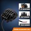 Forklift Safety Light 4D Spotlights, Oval Led Motorcycle Light,12V-80V Fork