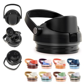 BydGxy Replacement Lid for Owala FreeSip Sway 30oz Water Bottle - BPA-Free, Secure Seal, Leak-Proof Lock, Insulated Carry Handle - Compatible with Owala FreeSip Bottles & Straws (Black)