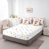 Feelyou Cute Highland Cow Bedding Set Full Size 7 Pieces