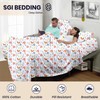 SGI bedding 32" Queen Split Top Flex Head Sheet 100%