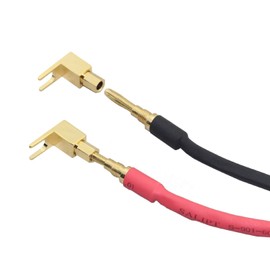 WYVERN AUDIO [8 Pack] 8 pcs total Hi-end Banana to Spade Adapter Plug/Speaker Cable Connector [Wy-yp01-8/Spade De L/8]