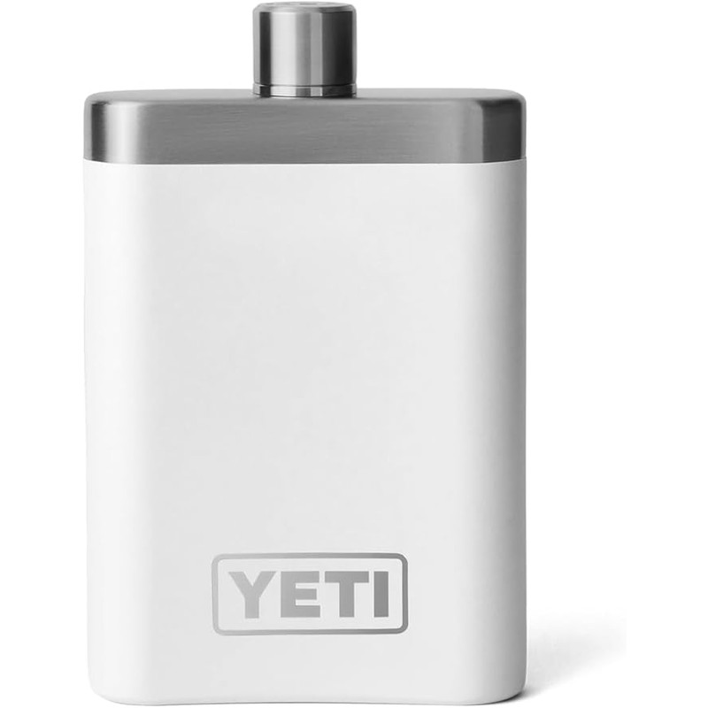 YETI Rambler Hip Flask, White, 7 oz