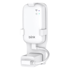 Outlet Wall Mount for Blink Sync Module Core, Sync Module Core Mount Bracket for Blink Security Camera Outdoor/Indoor with USB 3.0 Short Cable, No Messy and No Drill, Save Space-White