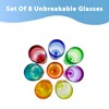 Lily's Home 12 oz Set of 8 Colors Unbreakable Poolside