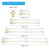 PATIKIL 1.2/2/3.1/3.9 Inch Necklace Extender, 8Pcs Copper Chain Extenders Extension