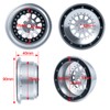CNC Beadlock Wheel Rims Wheel Hubs for 1:10 Losi Baja