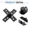 uxcell 4Pcs 360 Degree Rotating Pivot Hinges, 75 x 18mm