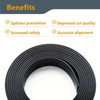 2PCS Splinter Guard Strip Rubber,Splinter Protection Guide,Replacement Part for Track