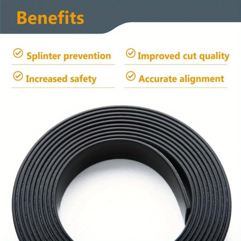 2PCS Splinter Guard Strip Rubber,Splinter Protection Guide,Replacement Part for Track