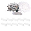 200Pcs Transparent Badge Film Protective Clear PVC Multi Purpose Badge