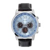 GUESS Factory Blue and Silver-Tone Multifunction Watch