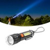 P50 LED Flashlight USB Rechargeable LED Flashlight Super Bright COB