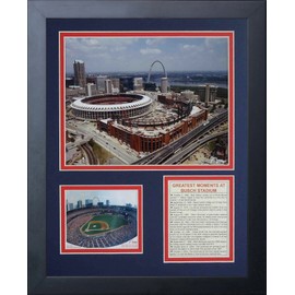 Legends Never Die Busch Stadium Old and New Framed Photo Collage, 11x14-Inch