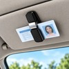 Car Eyeglass Holder for Driving – 80° Rotating Multifunctional Clip