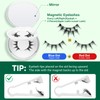 KEYYOU Daily Wear Reusable Magnetic Eyelashes 2 Pair with Applicator