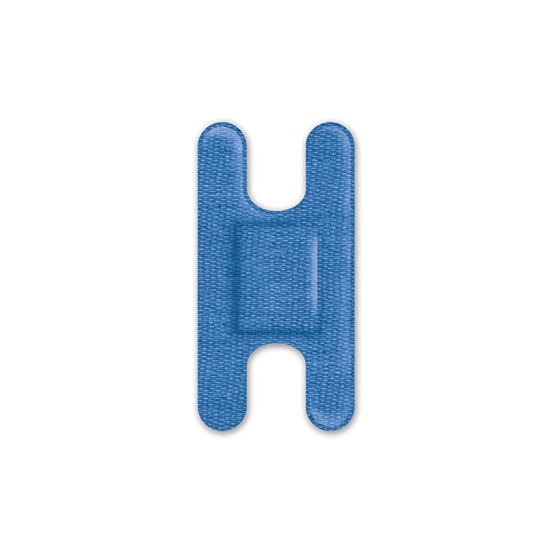 Curad Knuckle, Woven Blue Detectable Bandage, 100-Count