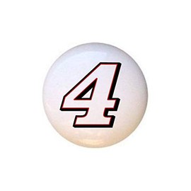 Car #4 - Racing Race Cars - DECORATIVE Glossy CERAMIC Cupboard Cabinet PULLS Dresser Drawer KNOBS