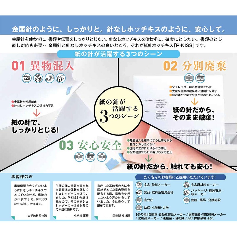 Max Paper Staple Stapler P-KISS White -