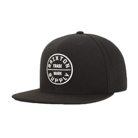 Brixton mens Oath Iii Snapback Baseball Cap, Black, One Size US