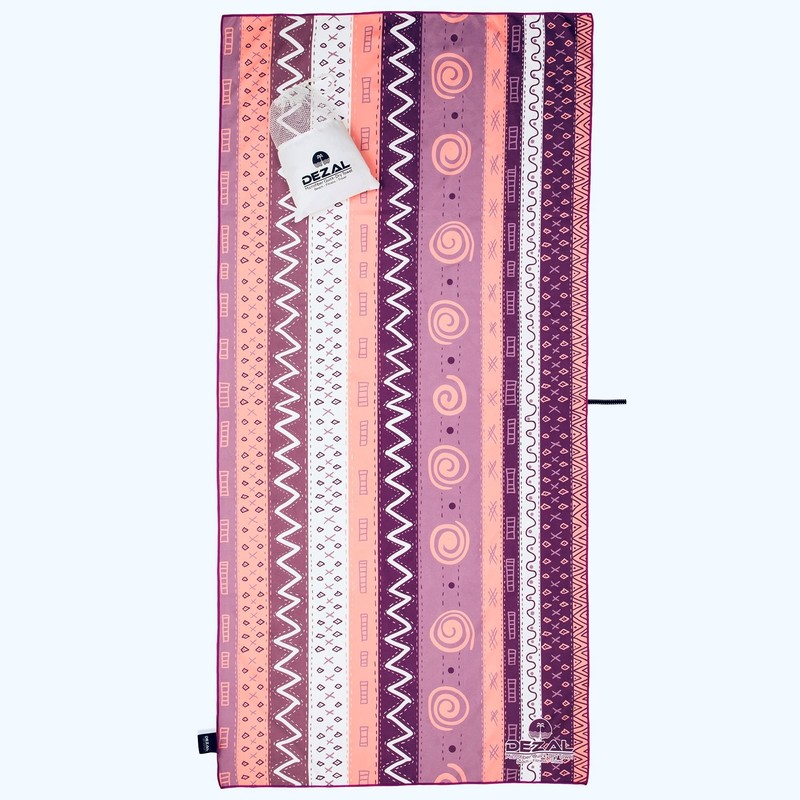 DEZAL Microfiber Super-Compact Sand Free Hiking Beach Camping Fitness Travel