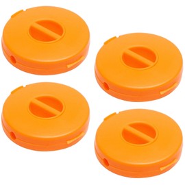 fogman Cord Winding Storage Stylish Holder Extension Cord Small Set of 4 (Orange)